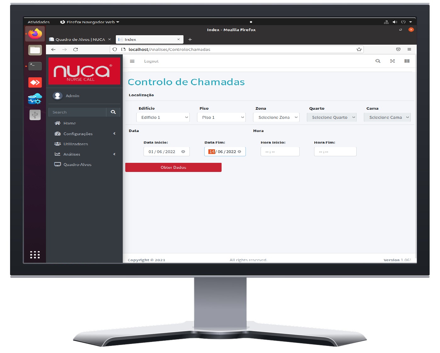 Software configuração do sistema